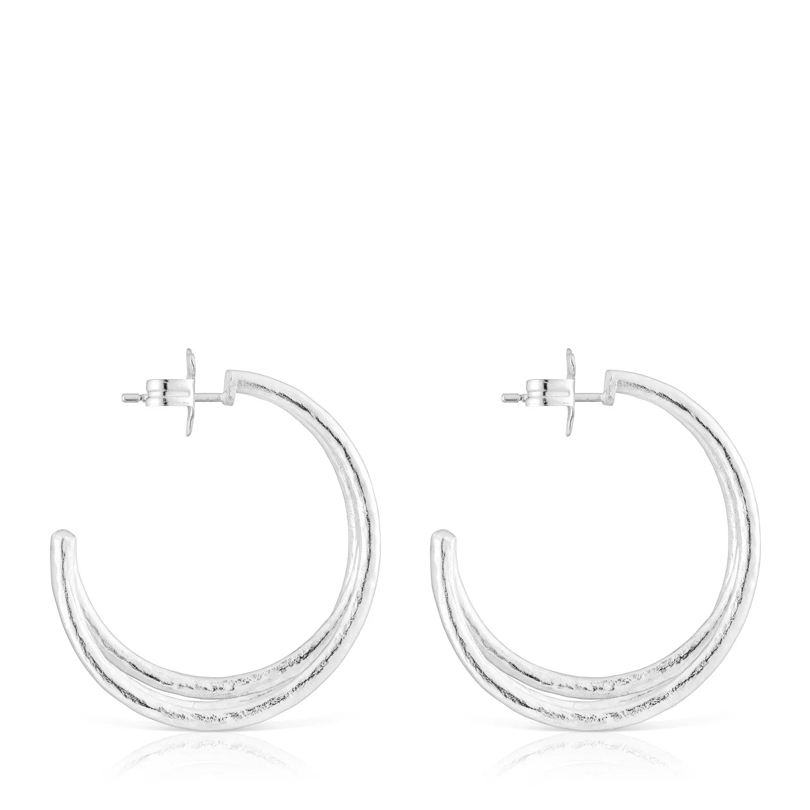 עגילי חישוק כסף קלאסיים מבית המותג CHOZEN, תכשיטי אופנה אלפא