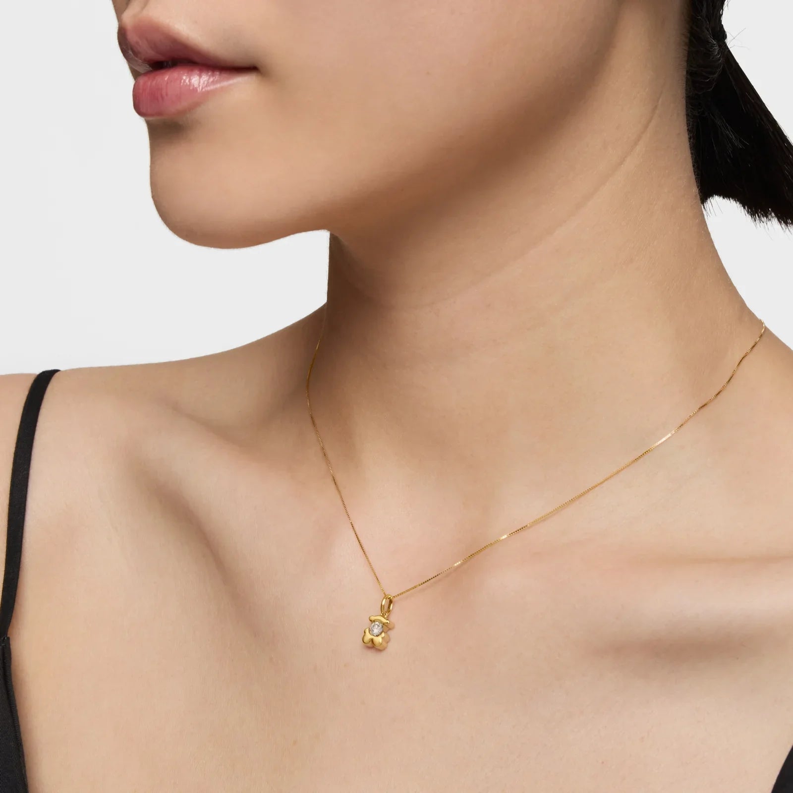 שרשרת זהב עדינה עם תליון פרח, תכשיט יוקרתי לנשים, CHOZEN מותגים מובילים