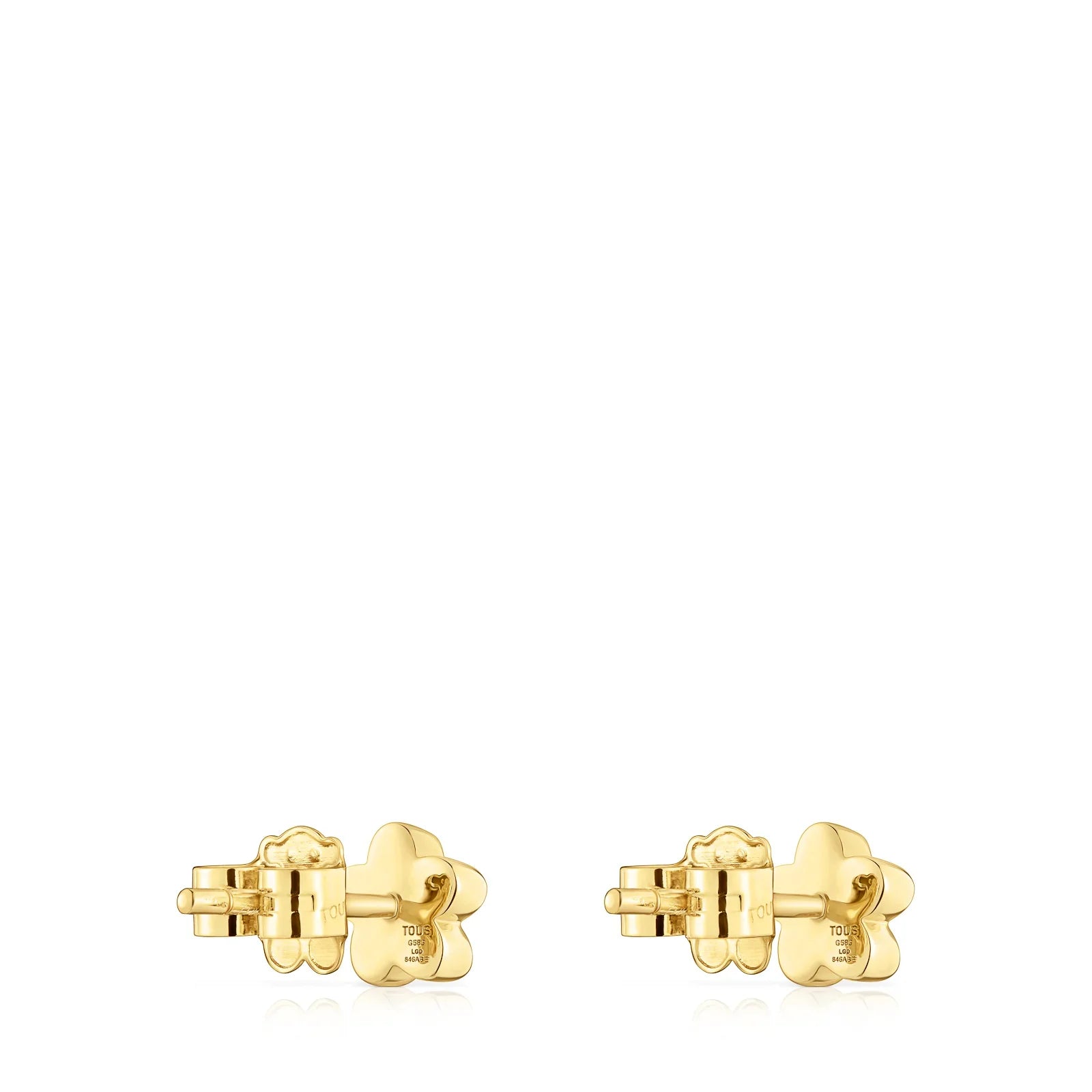 עגילי פרח זהב קטנים בעיצוב אלגנטי, תכשיטי נשים יוקרתיים CHOZEN