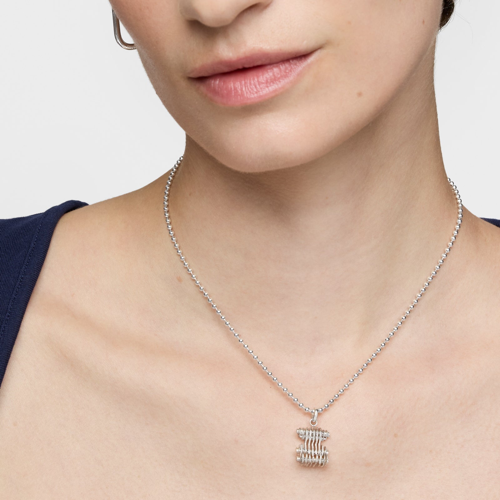 טואוס תליון דובי Bold Bear מכסף