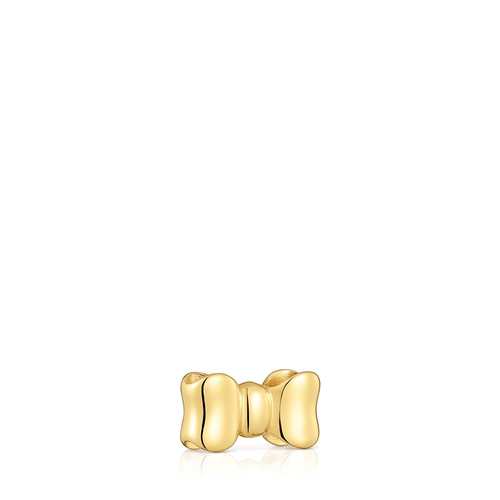 טואוס תליון פפיון Ribbon מכסף ועליו זהב 18 קראט