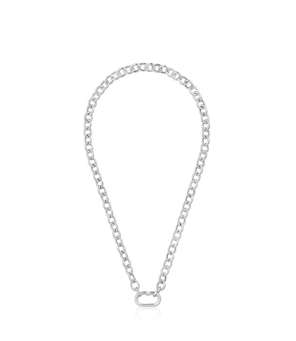 טואוס שרשרת חוליות Hold Oval מכסף