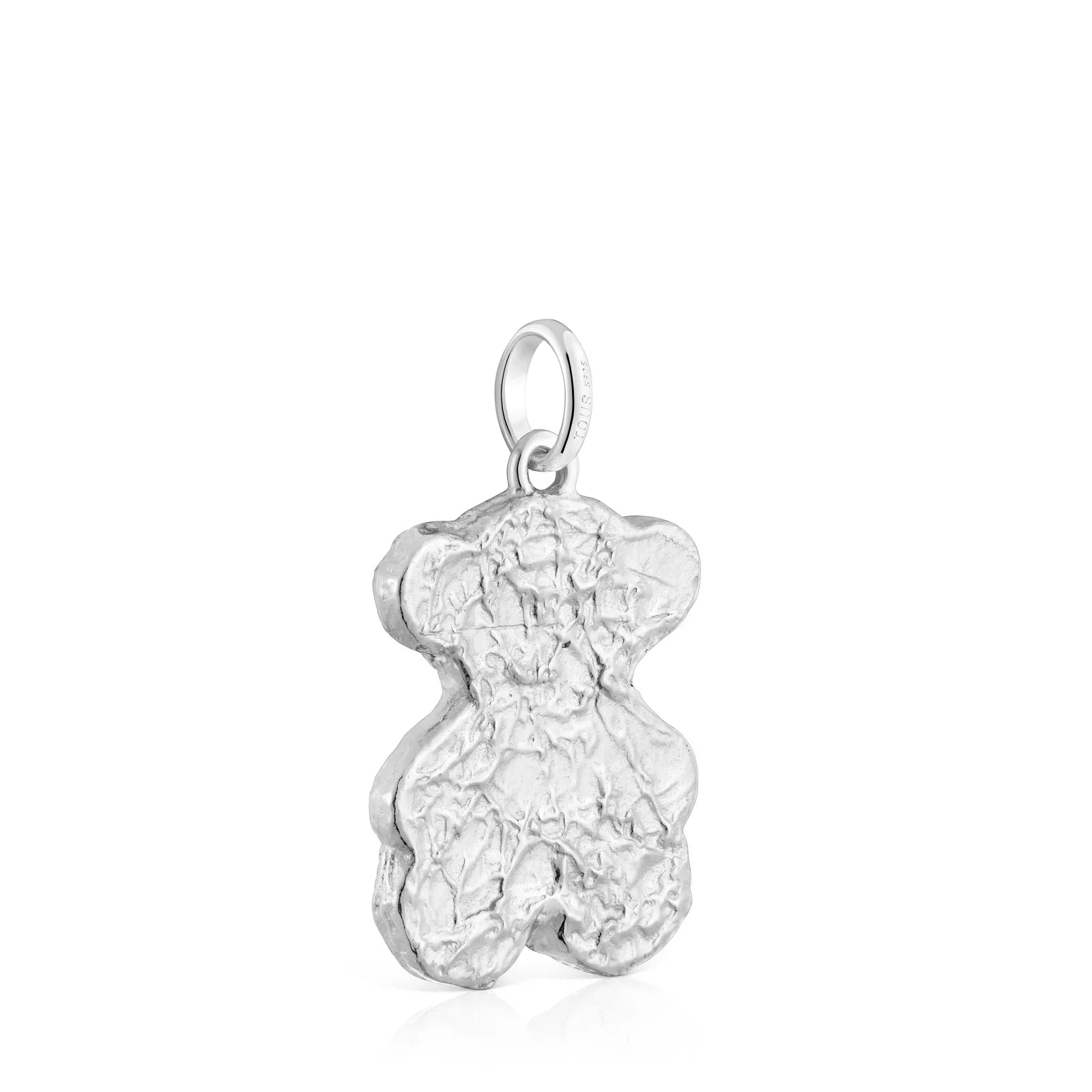 תליון דובי כסף במראה מחוספס מבית המותגים המובילים ב-CHOZEN