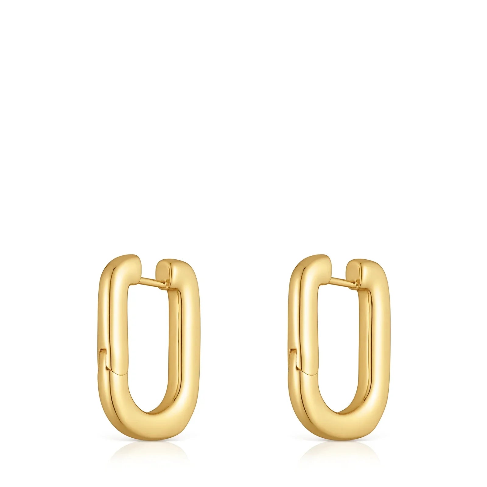 עגילי חישוק זהב אופנתיים, עיצוב מודרני, מותג CHOZEN