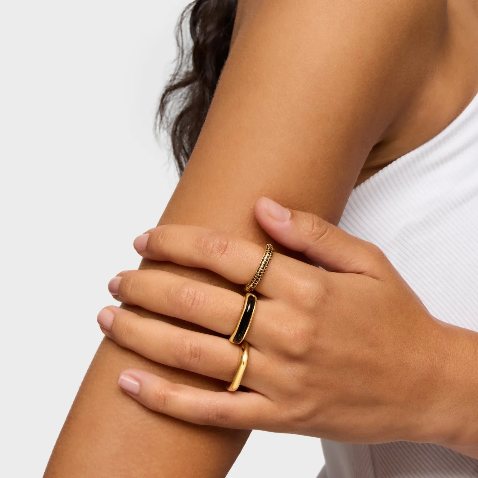 טבעת זהב מודרנית לאישה, עיצוב יוקרתי CHOZEN, מבית קבוצת אלפא