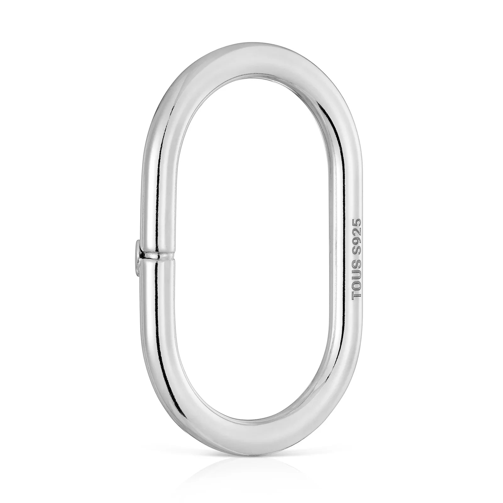 מחבר אליפטי כסף סטרלינג 925 TOUS, תכשיט יוקרתי מקבוצת אלפא, CHOZEN