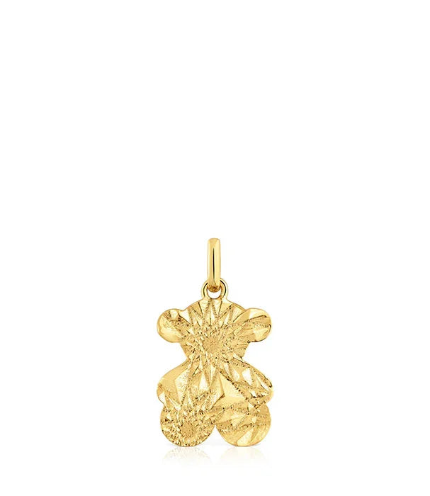 תליון דובי זהב מעוצב מבריק CHOZEN, תכשיט יוקרתי מהמותגים המובילים