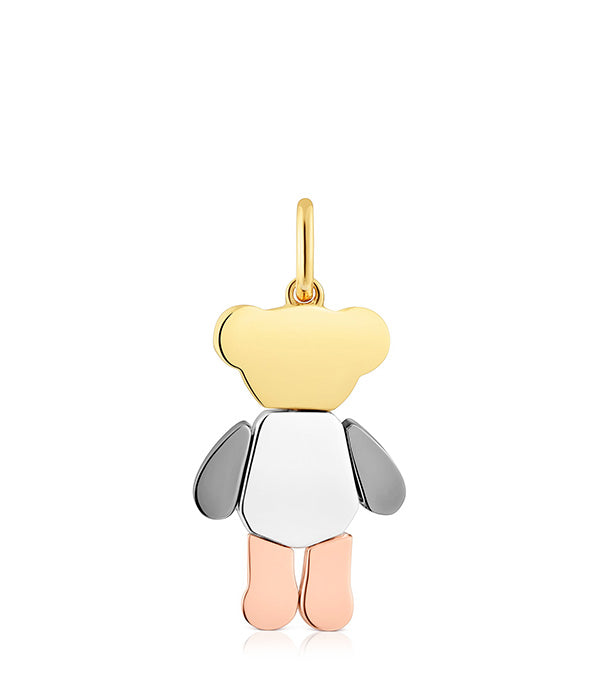 טואוס תליון במוטיב דובי Teddy Bear בשלושה גוונים