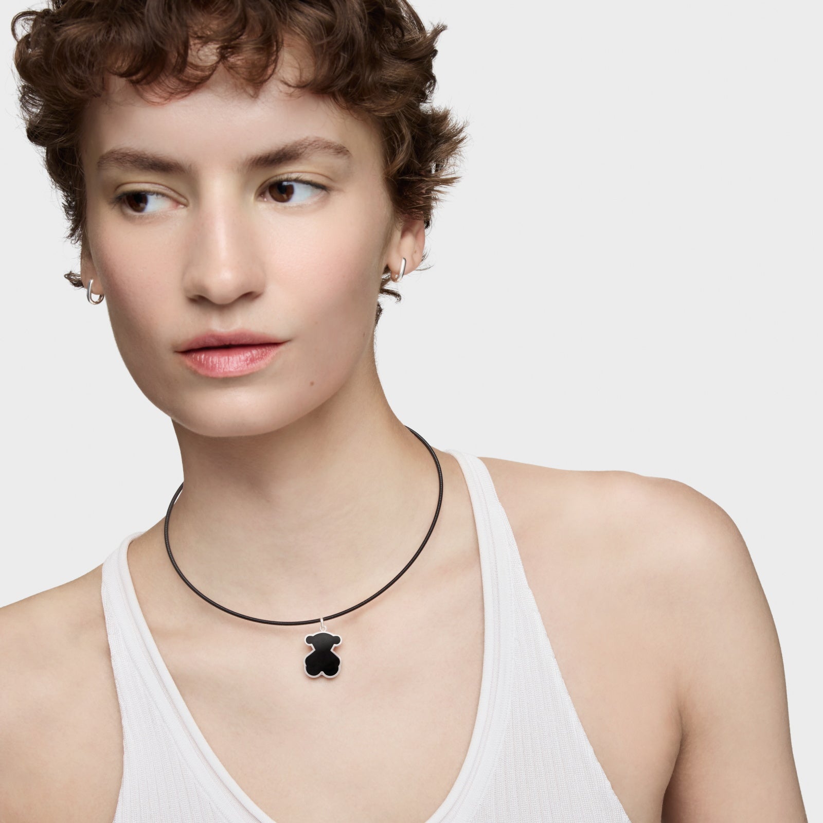 טואוס תליון דובי GALAXY מכסף