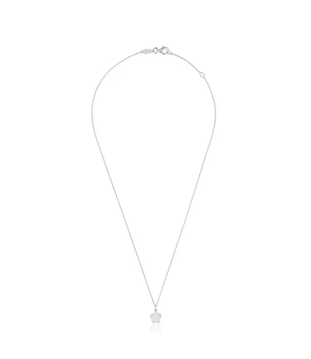 שרשרת כסף עדינה עם תליוני פרח, תכשיט אופנתי CHOZEN מבית אלפא