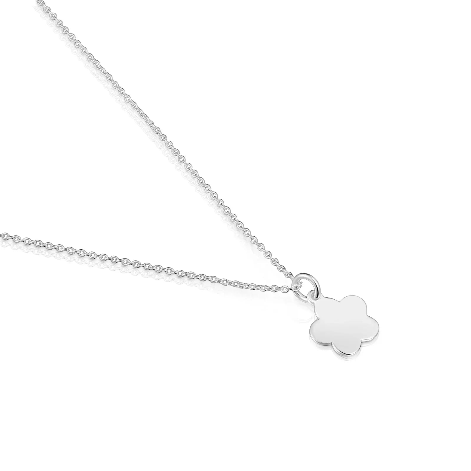 שרשרת כסף עדינה עם תליון פרח מושלם, תכשיטי CHOZEN, עיצוב יוקרתי מבית קבוצת אלפא