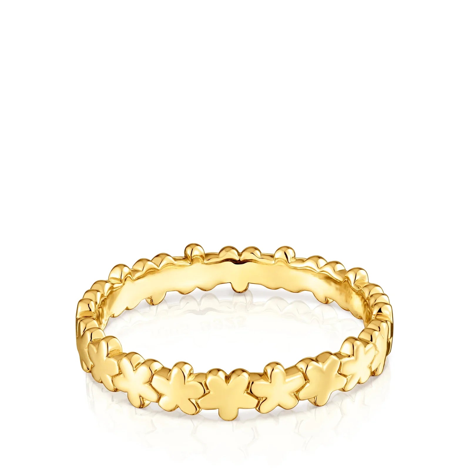 טבעת זהב מעוצבת בפרחים, תכשיט יוקרתי של CHOZEN, מבית היבואן הרשמי קבוצת אלפא