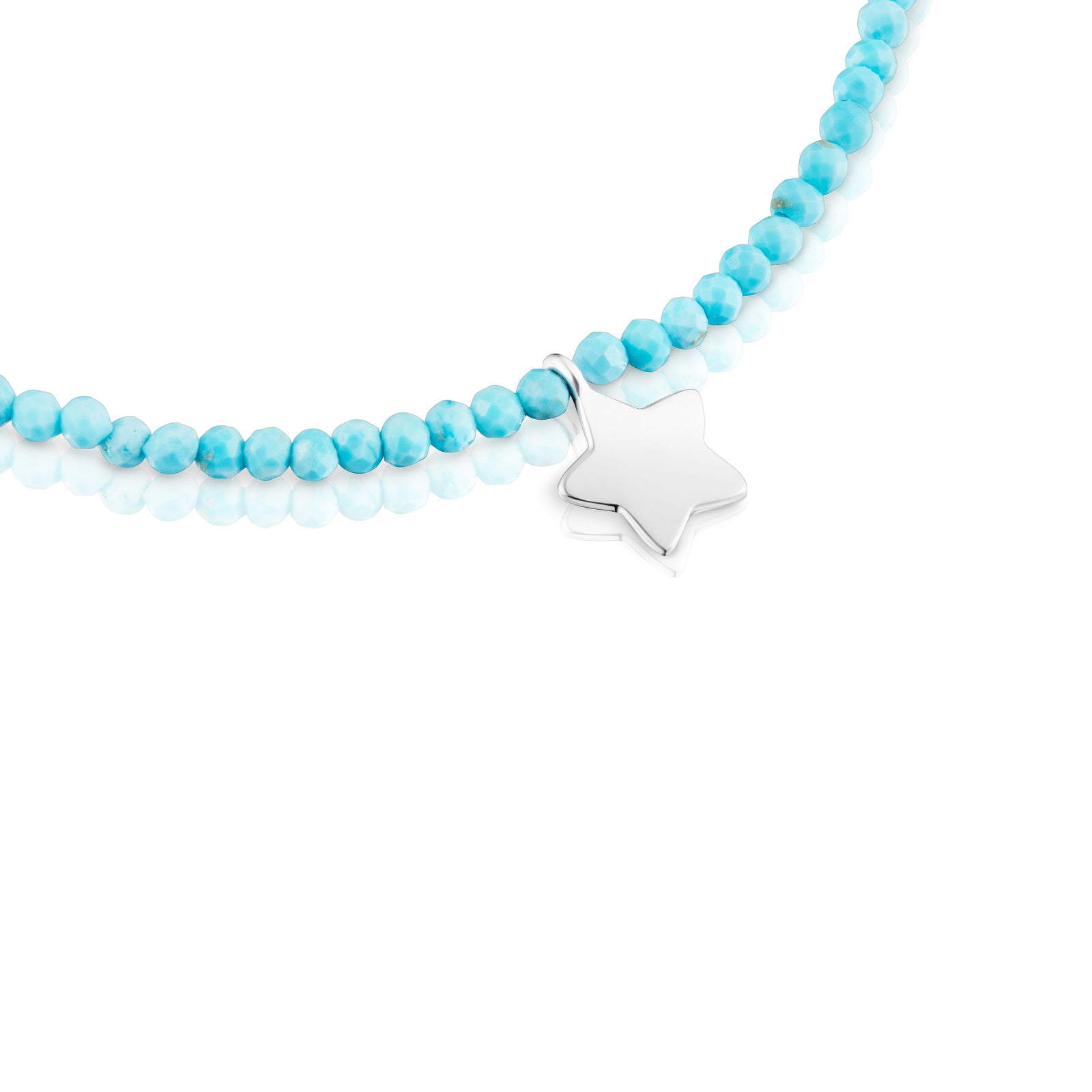 טואוס צמיד אבני חן Motifs בשילוב מוטיב כוכב מכסף