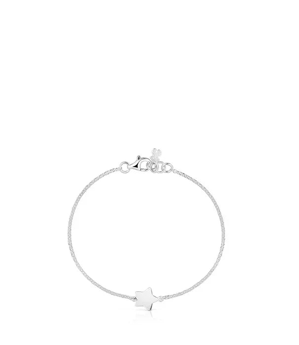 צמיד כסף עדין עם תליון כוכב, תכשיט אופנתי לנשים מחנות CHOZEN