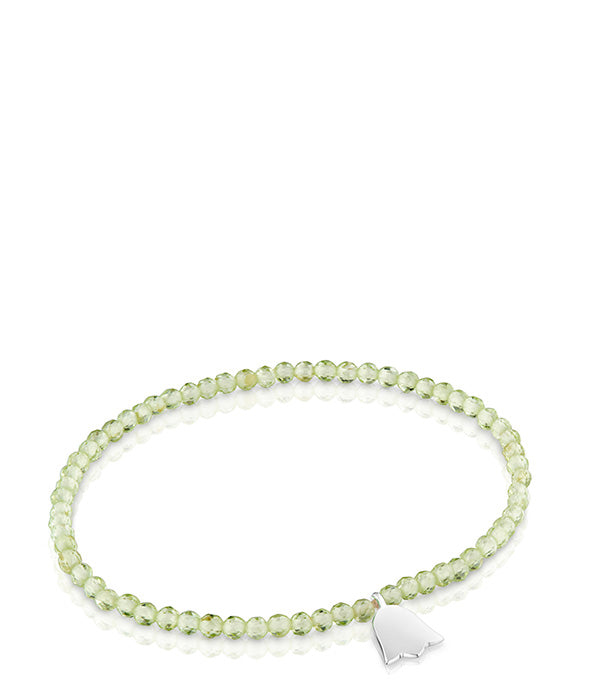 טואוס צמיד אבני חן MOTIFS בשילוב טוליפ מכסף