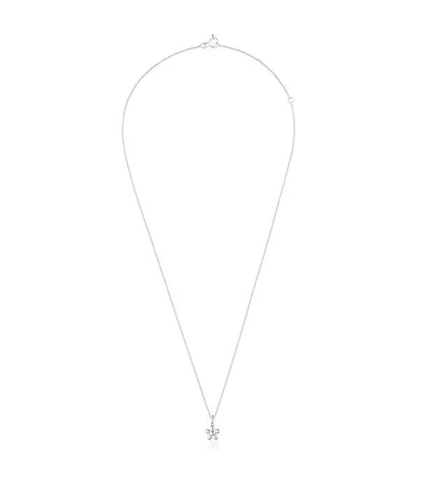 שרשרת כסף עדינה עם תליון פרח, אופנה לנשים, CHOZEN מותגים מובילים