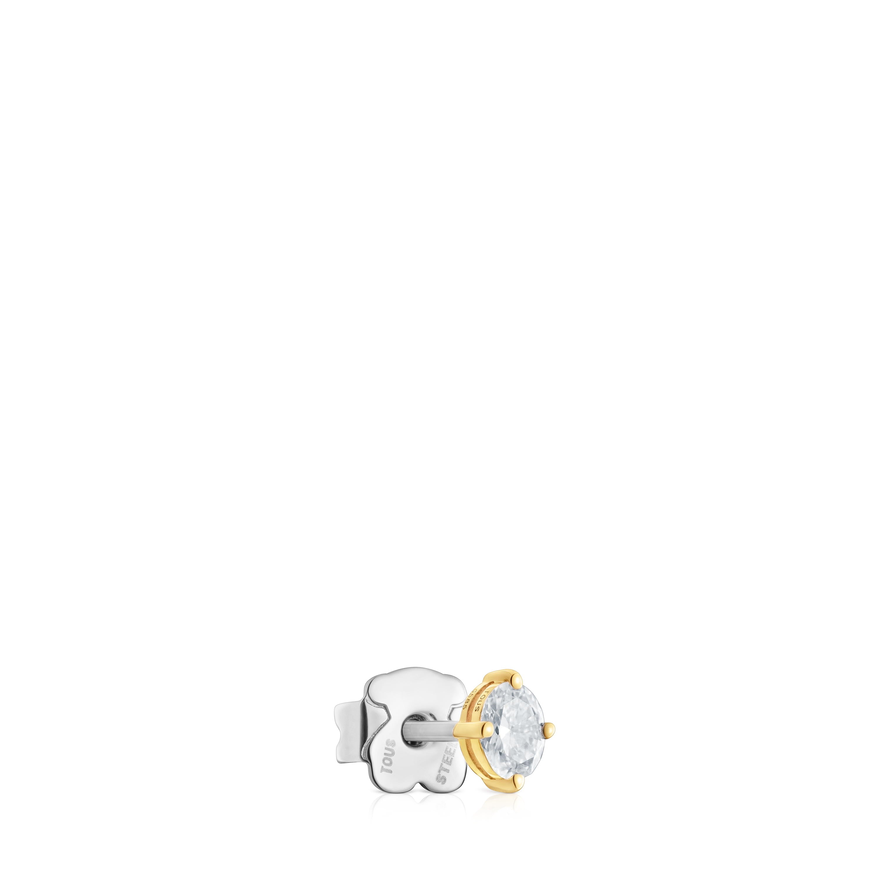 טואוס עגיל יחיד Shine LGD מזהב 14 קראט עם יהלום מעבדה