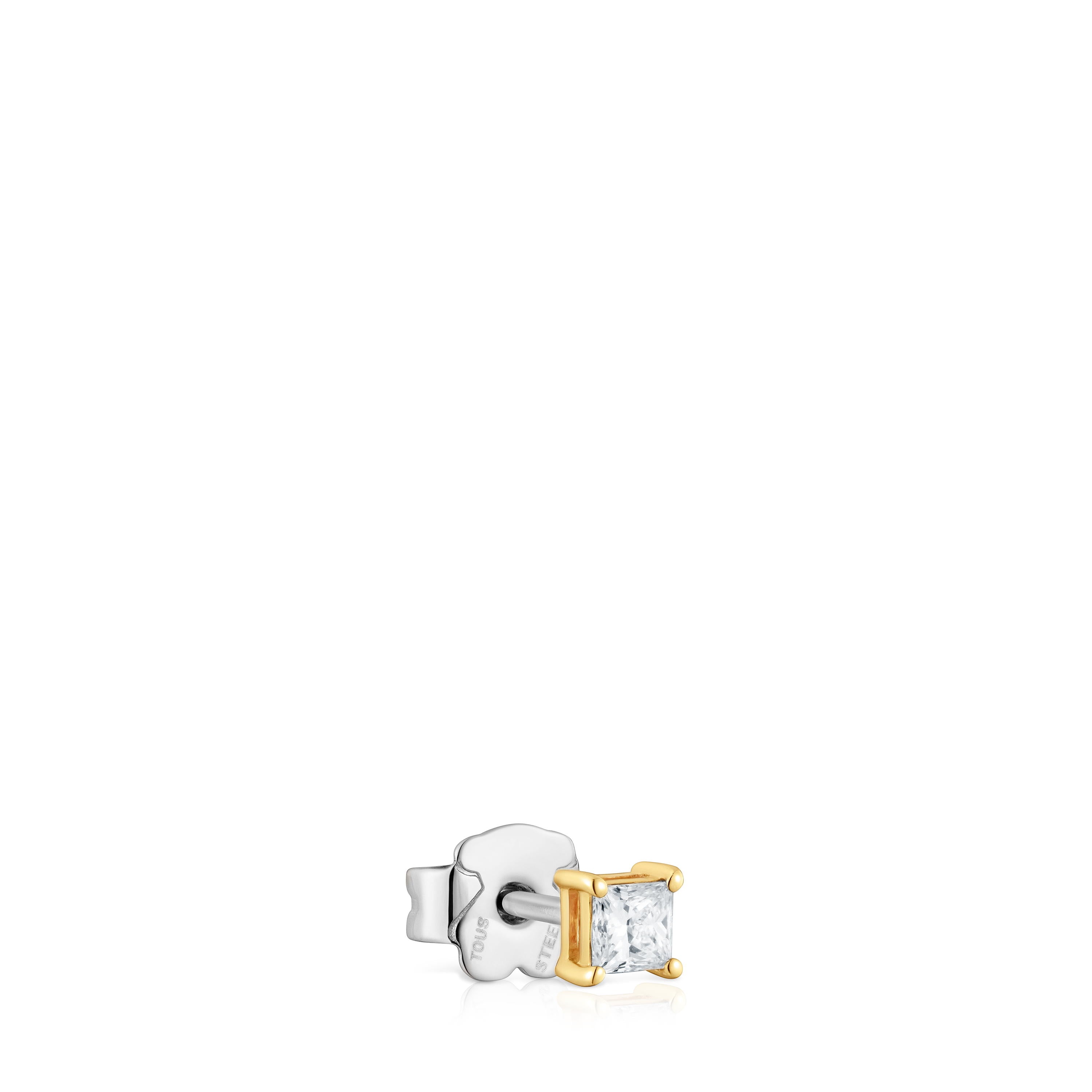 טואוס עגיל יחיד Shine LGD מזהב 14 קראט עם יהלום מעבדה
