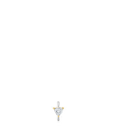 טואוס עגיל חישוק יחיד Shine LGD מזהב 14 קראט עם יהלום מעבדה, מבית CHOZEN