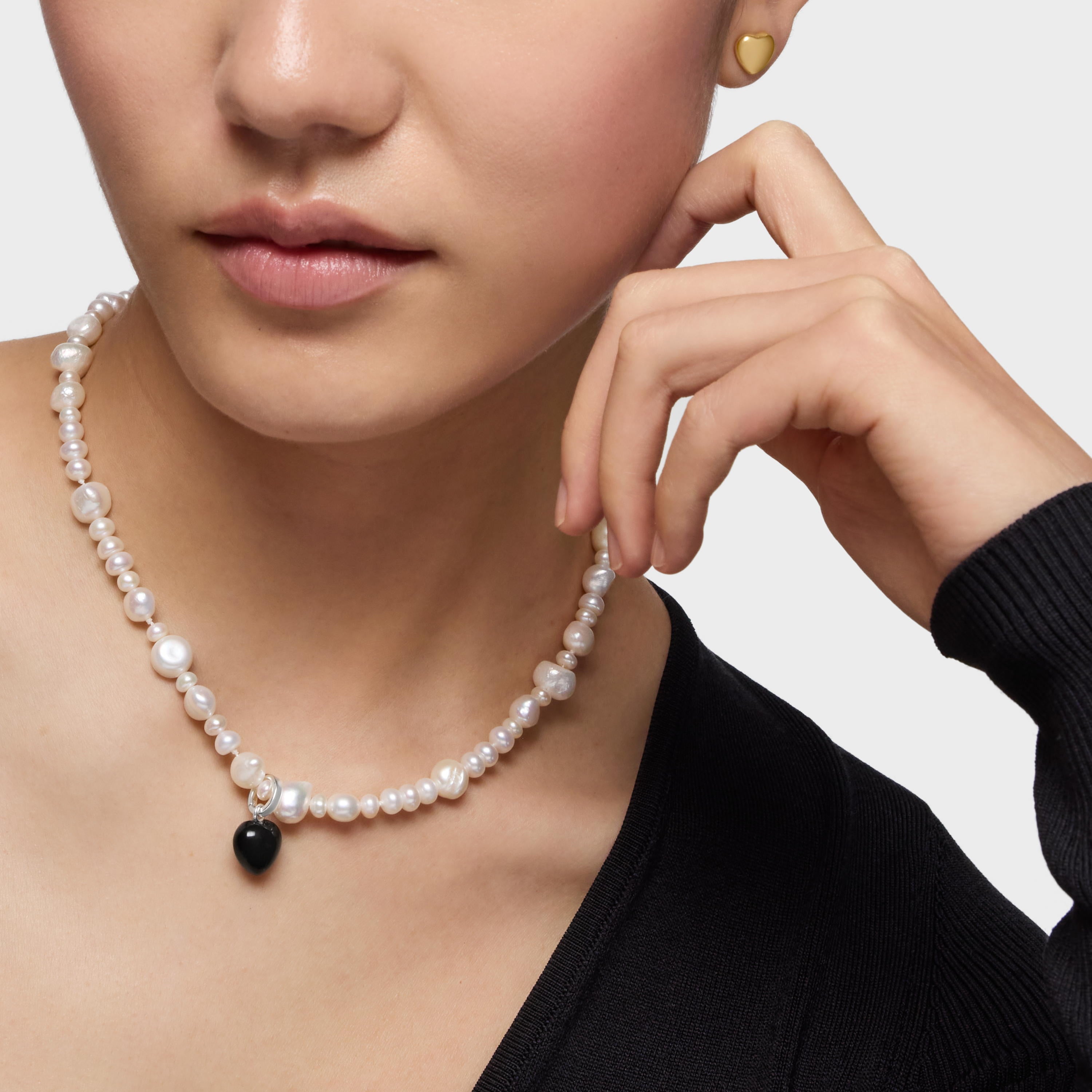 טואוס צ'ארם במוטיב לב מאבן חן Flechazo מכסף