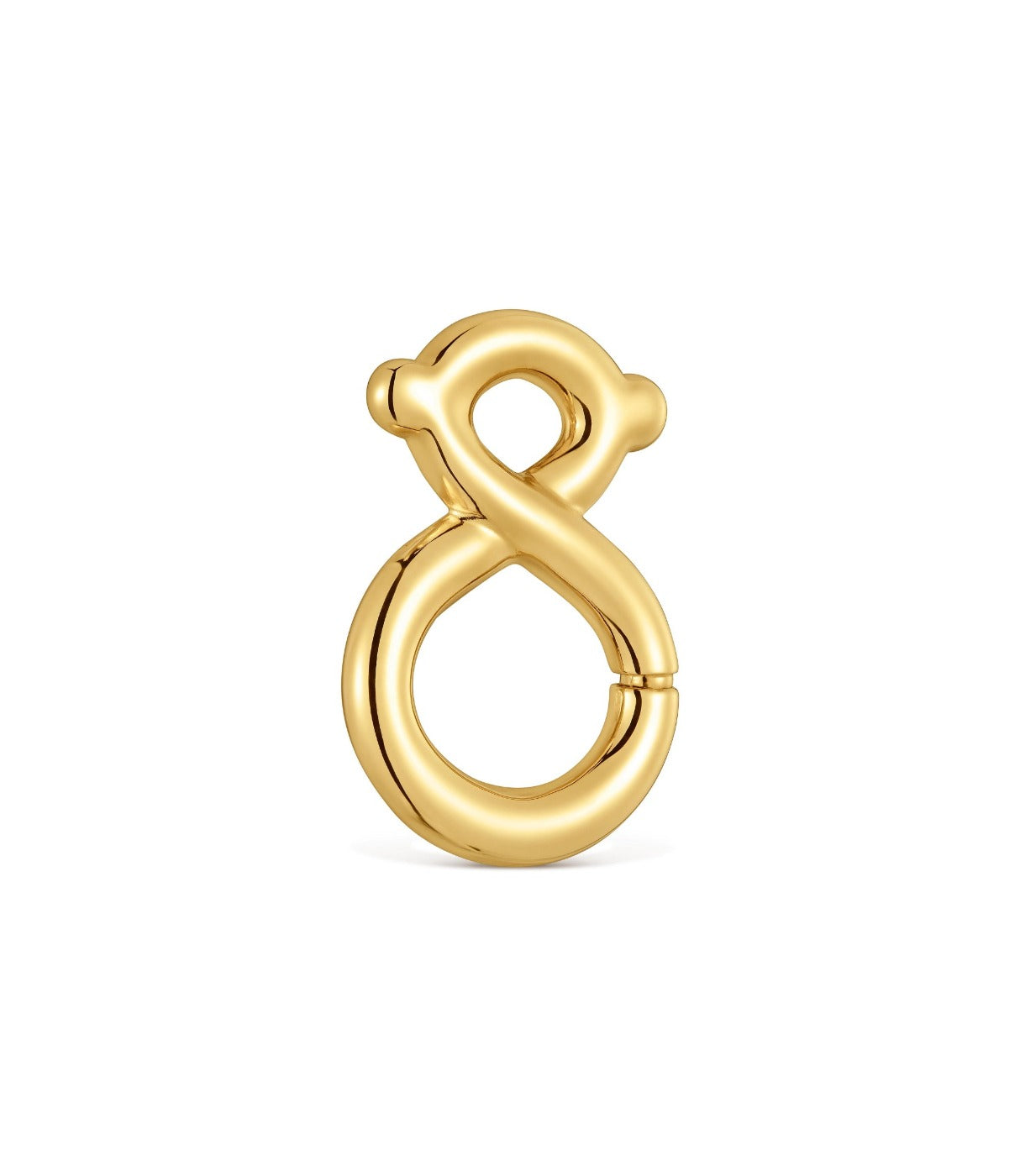 טואוס תליון Infinity מכסף בציפוי זהב 18 קראט - זהב