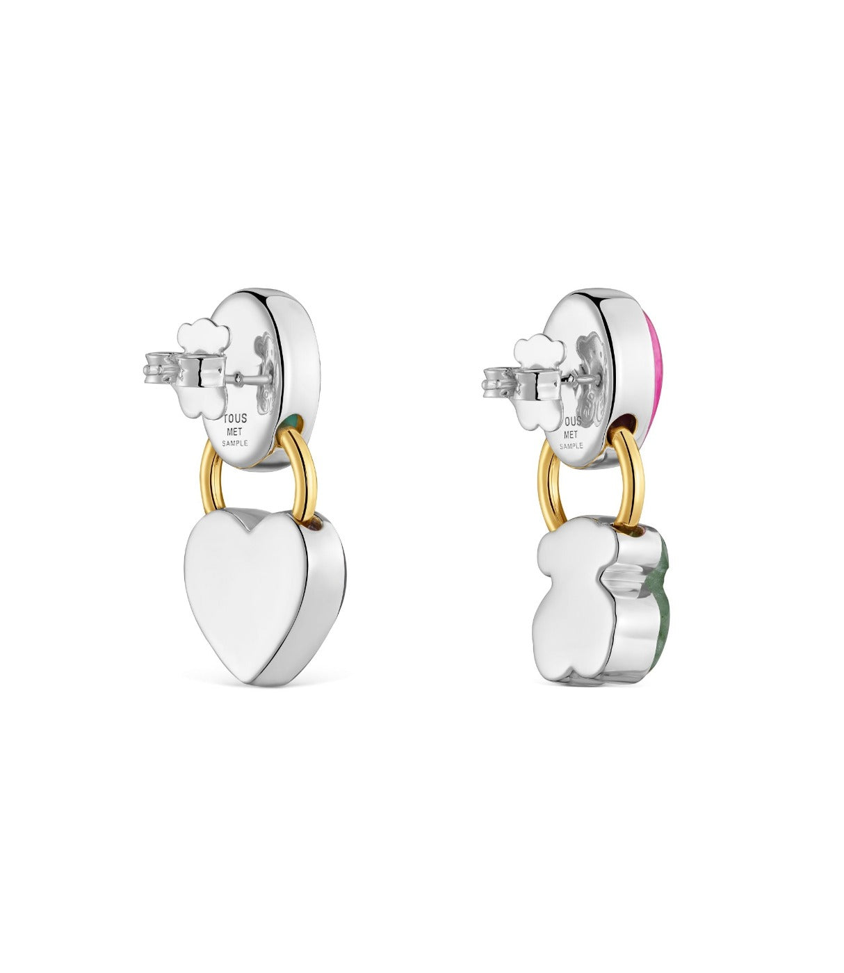 טואוס עגילי דובי Gem Power בשני גוונים - ורמייל