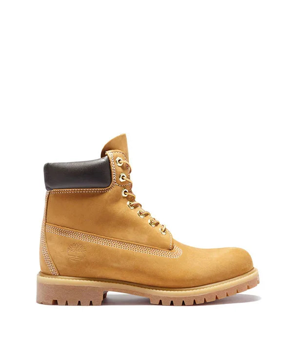 מגף עבודה חום קלאסי לגברים, עור עם שרוכים, CHOZEN מותג מוביל, צילום מוצר נקי