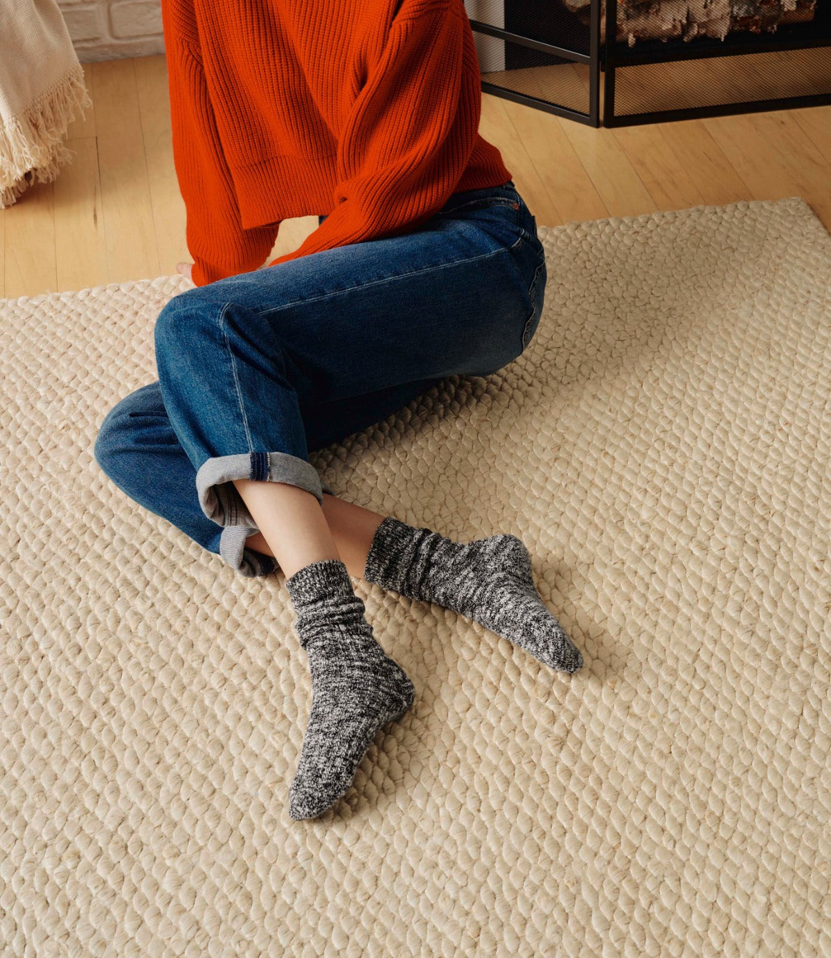 בירקנשטוק גרביים COTTON SLUB לנשים