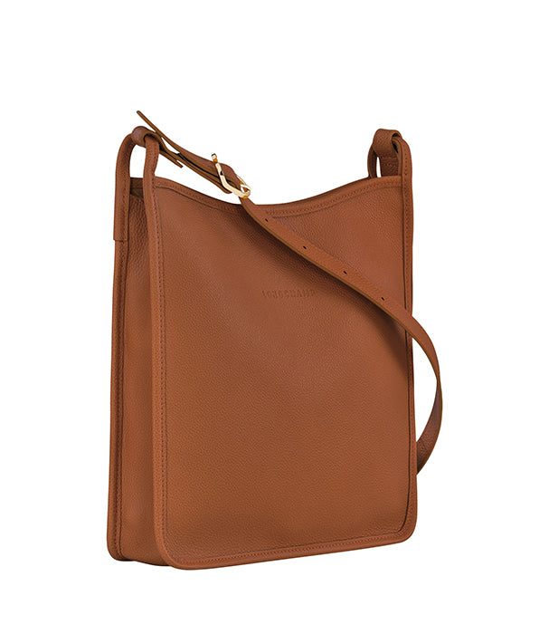 לונגשאמפ תיק צד בינוני מעור Le Foulonné חום