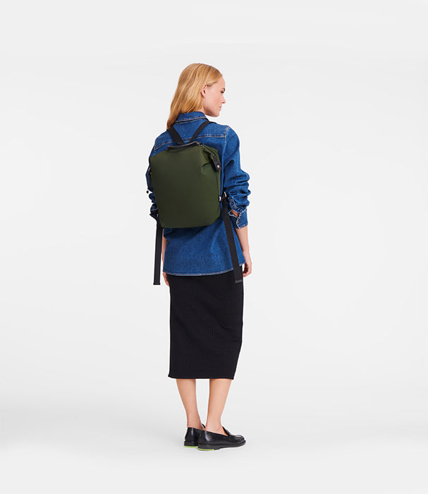 לונגשאמפ תיק גב גדול Le Pliage Energy ירוק זית