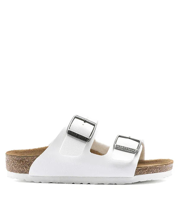 סנדל בירקנשטוק לבן עם שני אבזמים, בלעדי CHOZEN מבית קבוצת אלפא