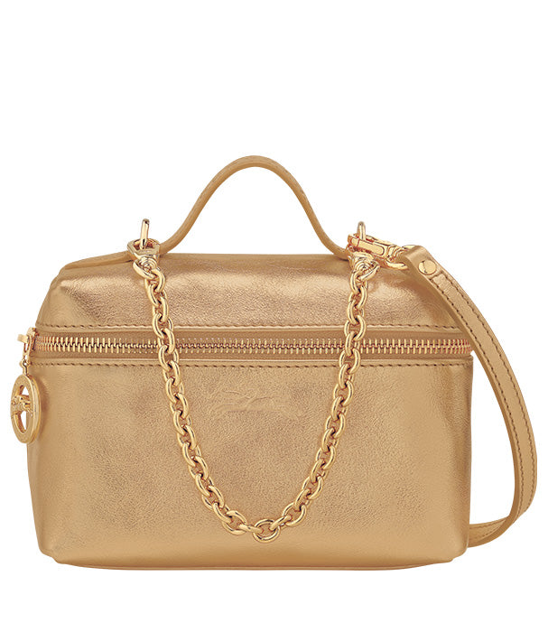 לונגשאמפ תיק צד קטן Le Pliage Xtra זהב