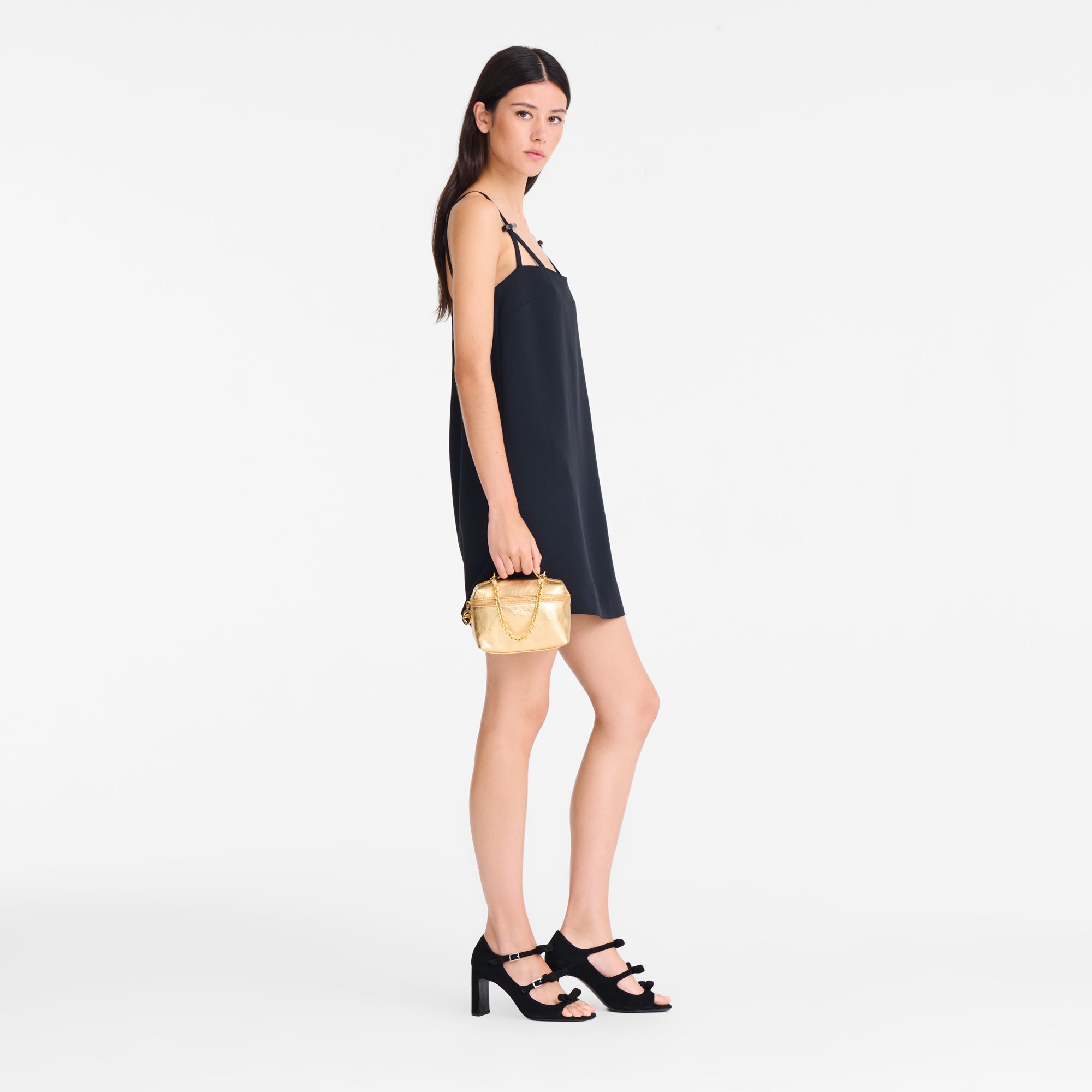 לונגשאמפ תיק צד קטן Le Pliage Xtra זהב