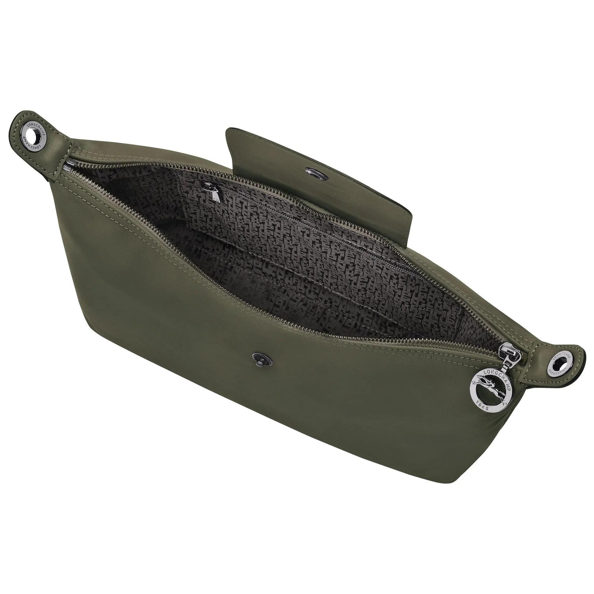 תיק קלאץ' ירוק עם רוכסן, לוגו CHOZEN, גימור איכותי מבית קבוצת אלפא