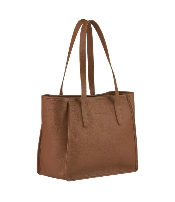 תיק יד לנשים מעור חום, עיצוב אלגנטי של מותג CHOZEN בקבוצת אלפא