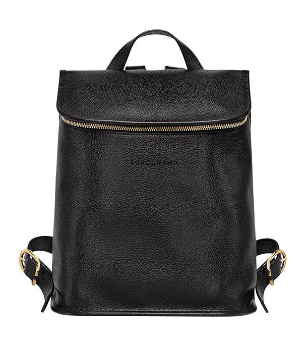 תיק גב עור שחור יוקרתי עם אבזמי זהב CHOZEN, אופנה מודרנית, אלפא מותגים מובילים