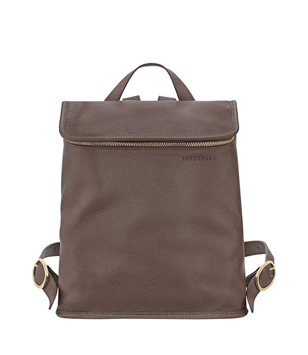 תיק גב חום מעור CHOZEN עם רוכסן זהב, עיצוב אלגנטי מותג מוביל