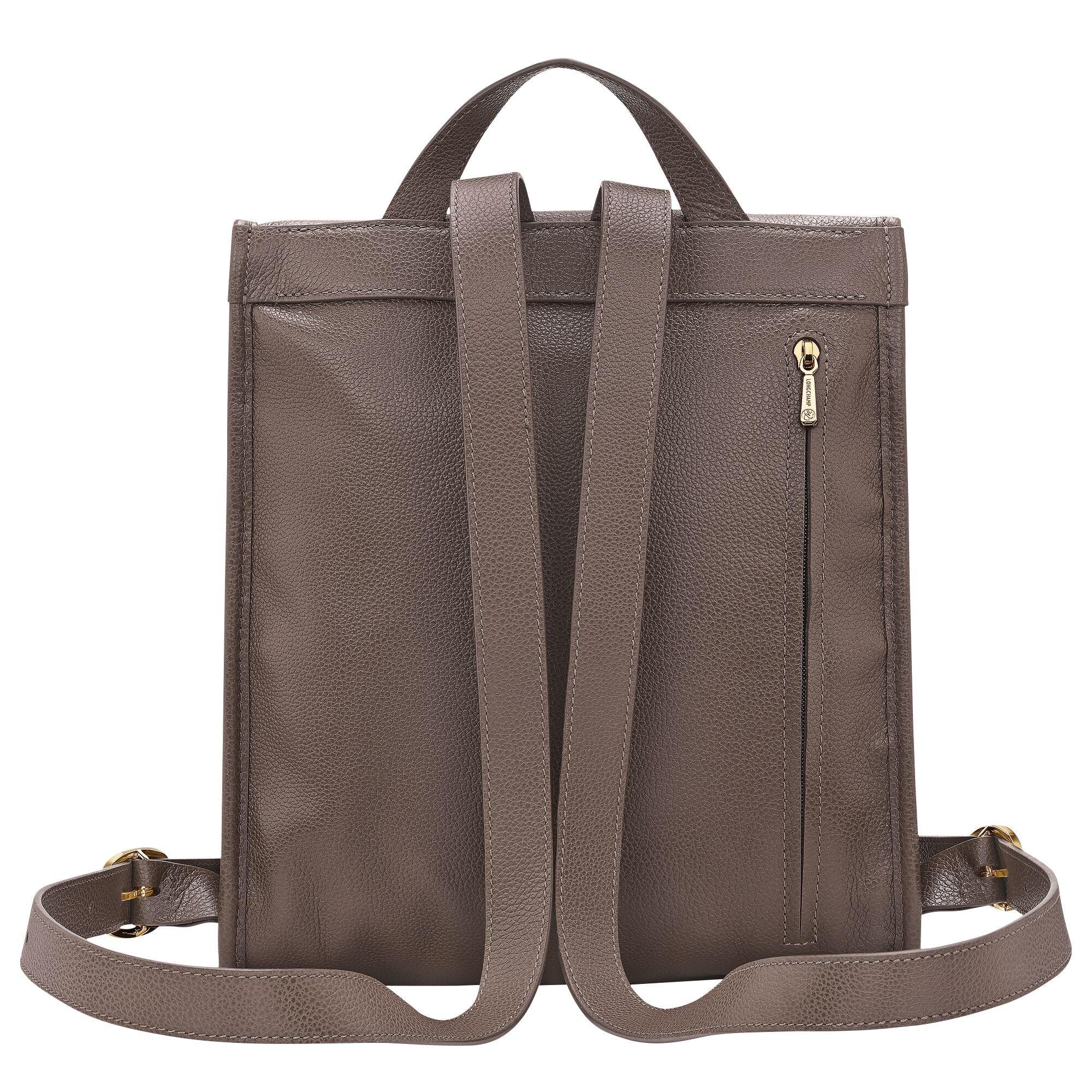 תיק גב עור חום לאישה עם רצועות מתכווננות וכיס רוכסן, CHOZEN מותגים מובילים