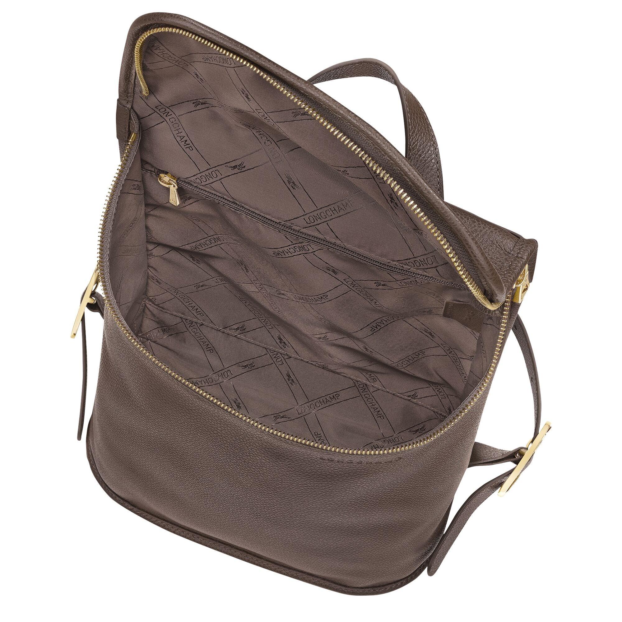 תיק עור חום לנשים מבית LONGCHAMP עם רוכסן זהב, מבחר מותגים יוקרתיים ב-CHOZEN