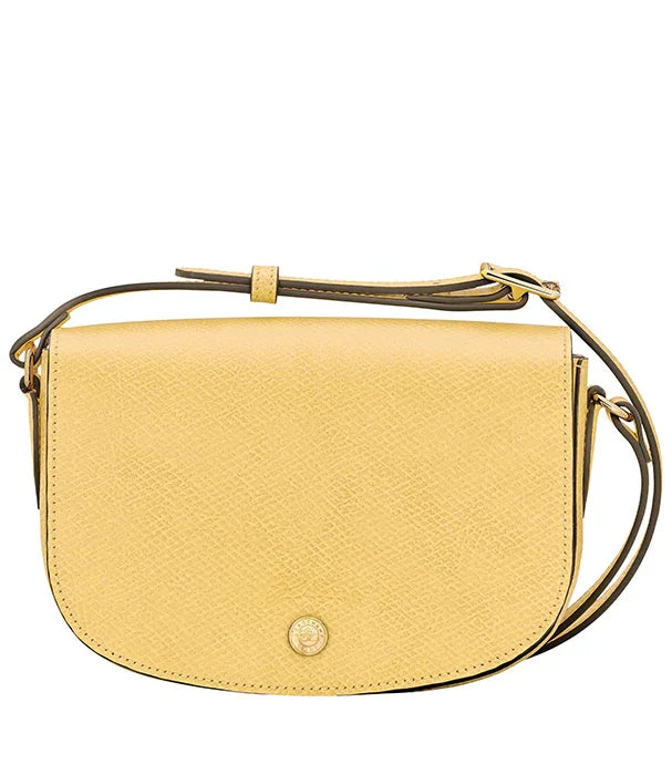 תיק צד עור קטן בצבע צהוב עם רצועה מתכווננת, מבחר מותגים ב-CHOZEN