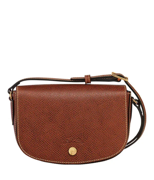 תיק צד עור חום אלגנטי עם אבזם זהב, באיכות גבוהה מבית CHOZEN