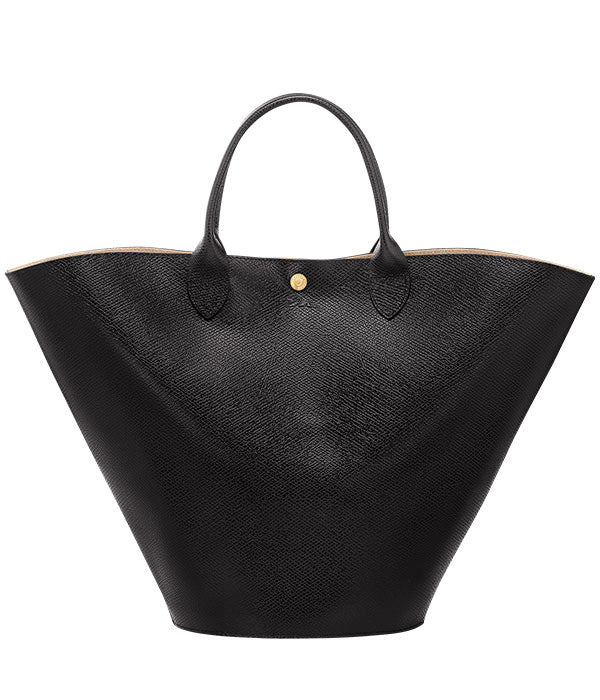 לונגשאמפ תיק יד מעור Épure XL שחור