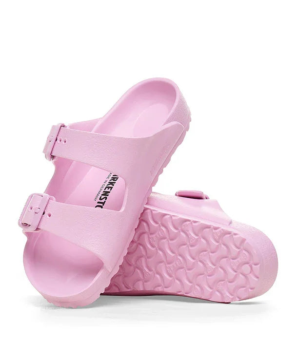 סנדלי בירקנשטוק ורודות לנשים, עיצוב שני רצועות, קולקציית CHOZEN מותגים מובילים