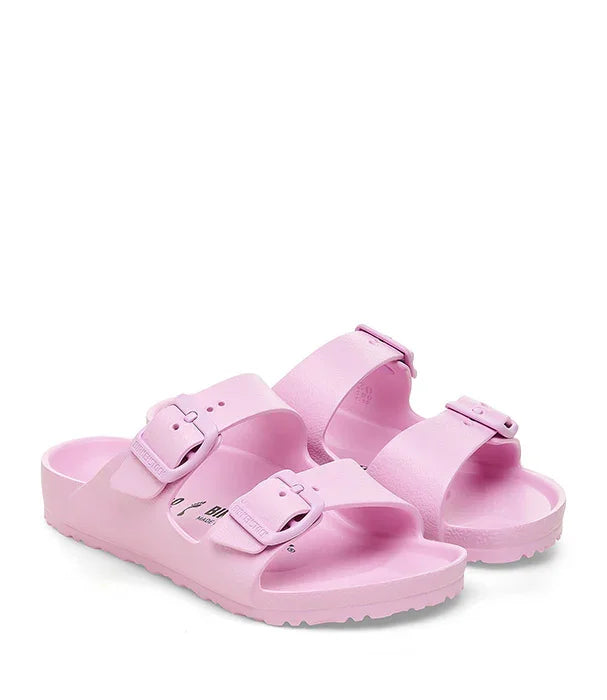 סנדלי CHOZEN ורוד בהיר עם שתי רצועות אבזם, אופנה נוחה, קבוצת אלפא מותגים מובילים