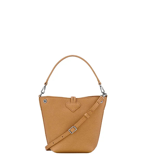 תיק קלאסי חום עם רצועה, עיצוב יוקרתי מותג CHOZEN, מבית קבוצת אלפא