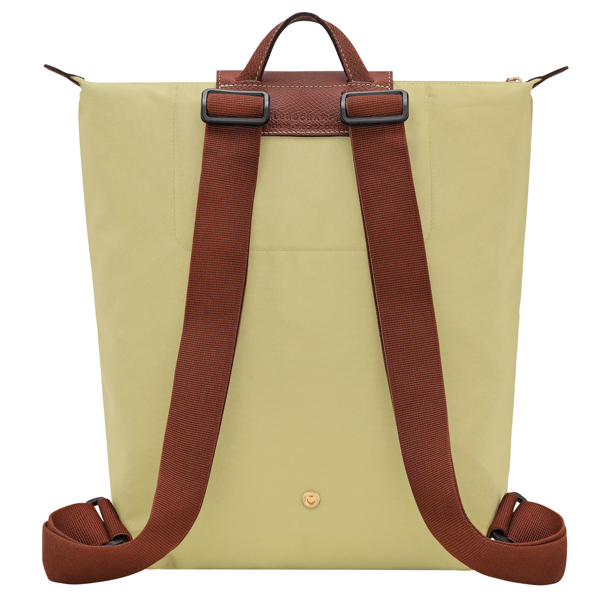 תיק גב אופנתי בצבע בז' עם רצועות חומות, מבית המותגים של CHOZEN