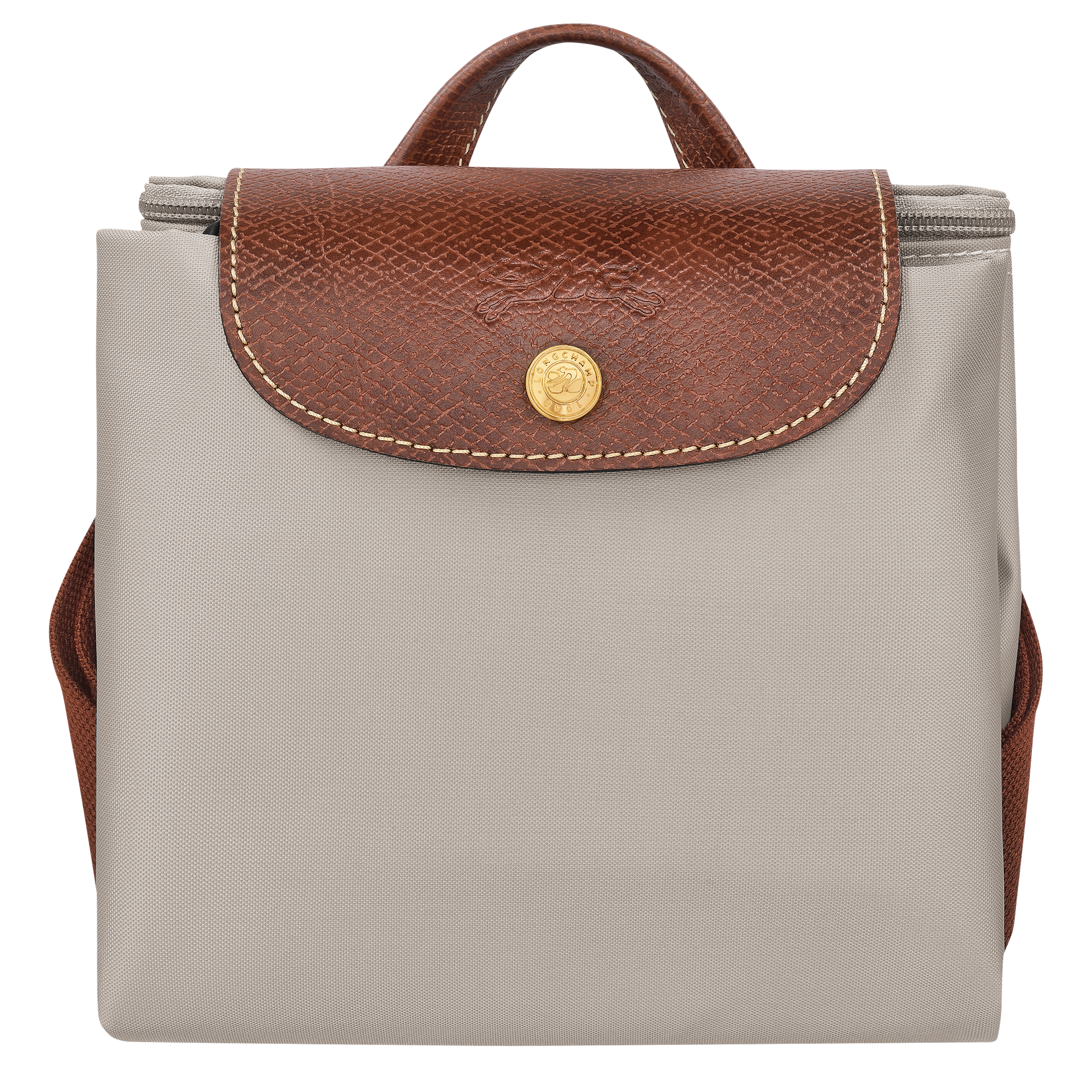 לונגשאמפ תיק גב בינוני Le Pliage Original אפור בהיר