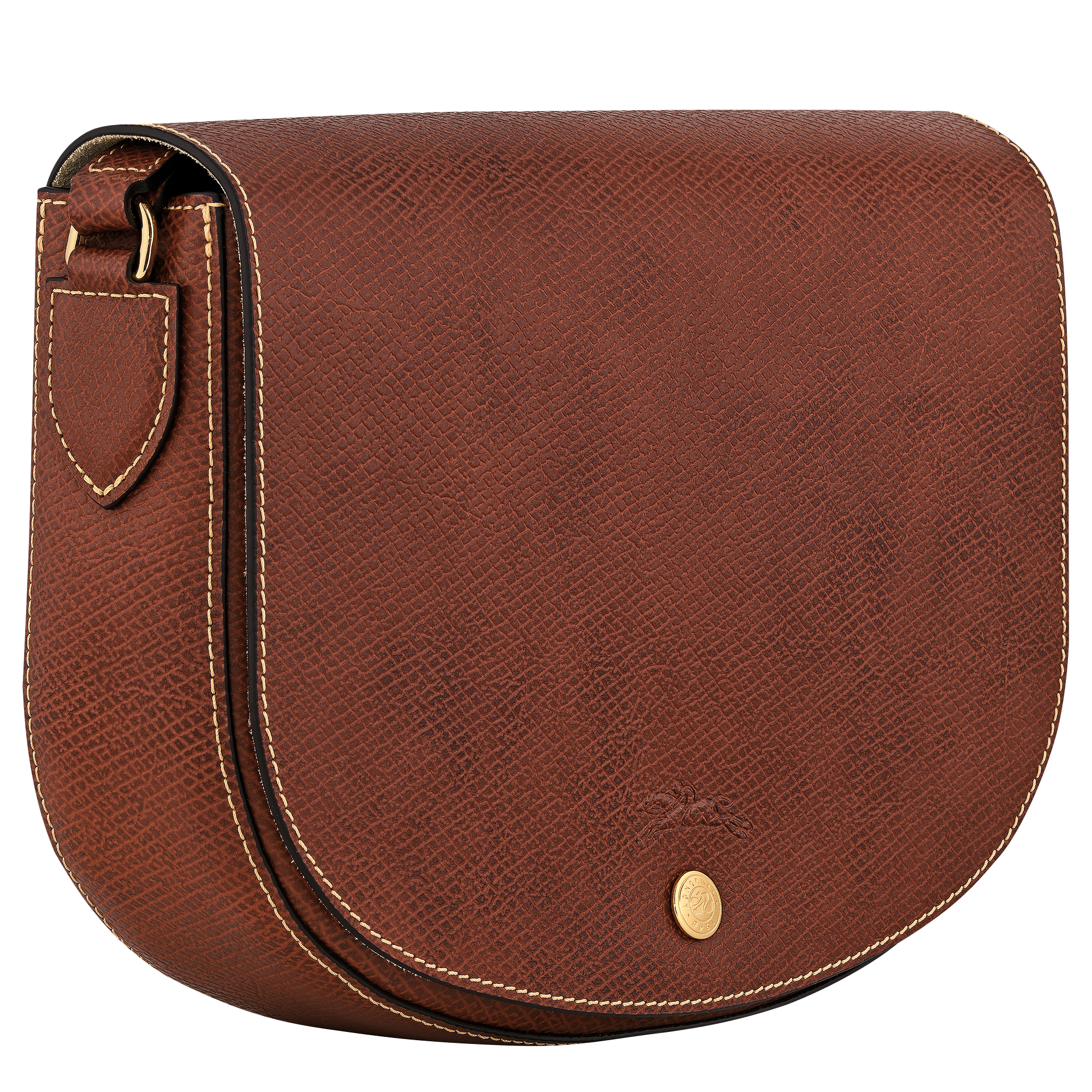 לונגשאמפ תיק צד בינוני מעור Épure חום