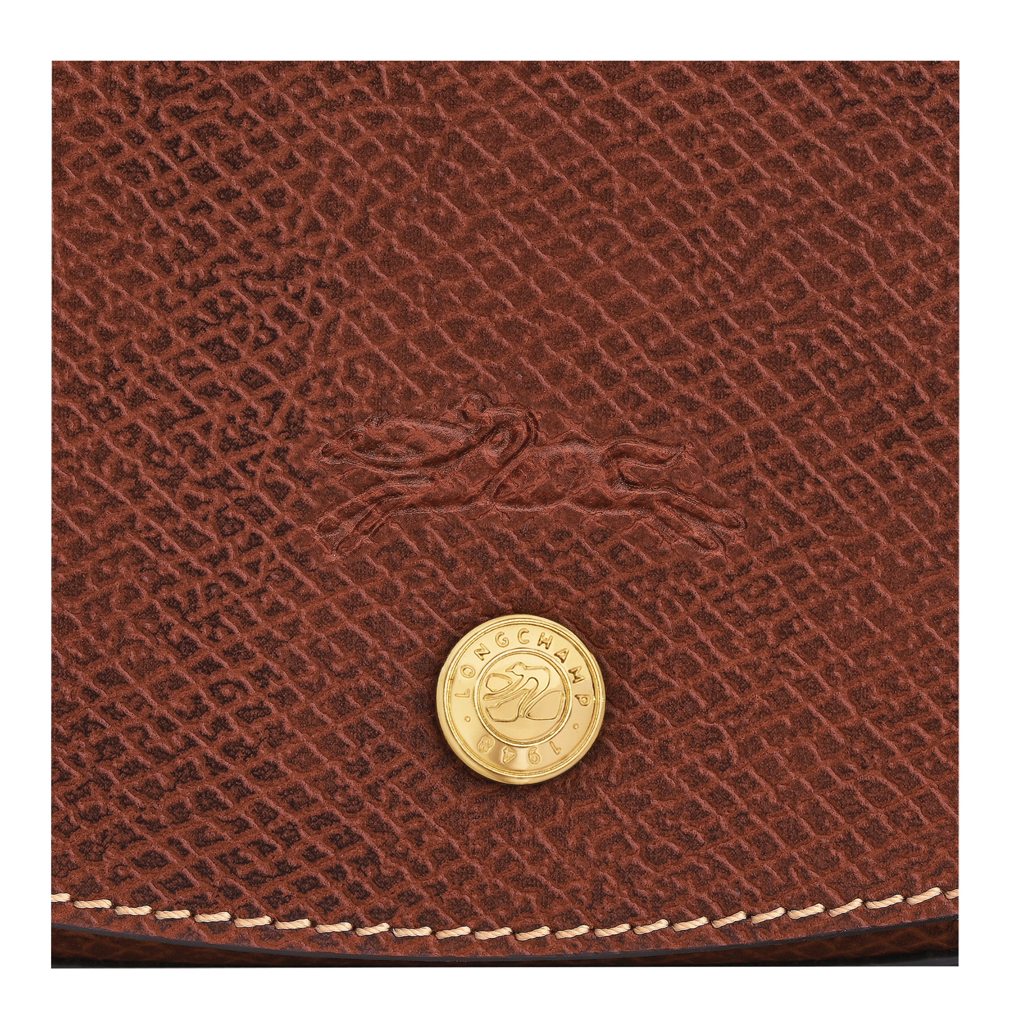 לונגשאמפ תיק צד בינוני מעור Épure חום