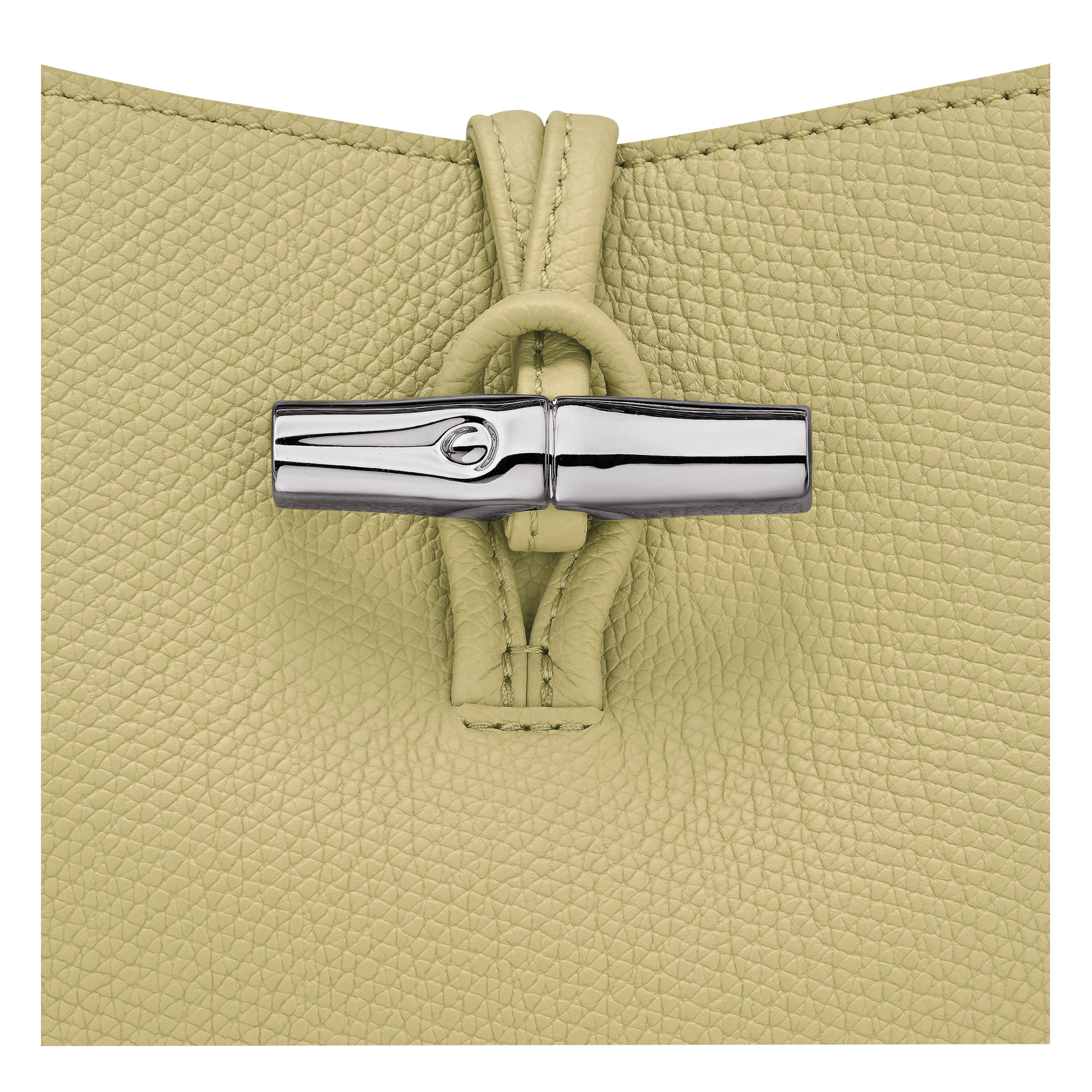 לונגשאמפ תיק יד מעור Le Roseau XS פיסטוק